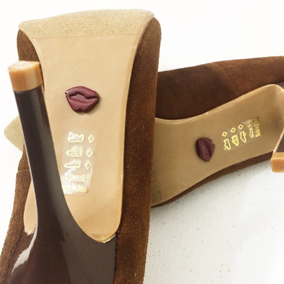 🖤NWT PROMISE stilettos brown | heels - Picture 3 of 6